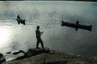 Fisherman LOVE canoeists... its all lies.